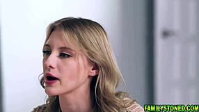 stepmom jenna starr and melody marks ride lucky stepson joshua lewis in wild threesome