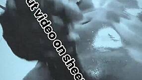 horny oiled bodybuilder masturbates huge black cock closeup doggystyle sneak peek