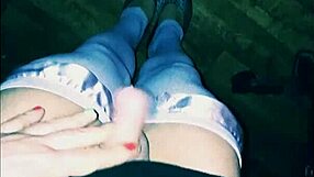 Shemale Veronica's Late Night Feet Fetish Crossdress Tease