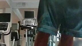 21-Year-Old Athletic Cutie Works Out Naked in Dorm for Daddy