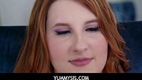 Stepsister Bess Breast begs stepbrother cash for taboo creampie fuck