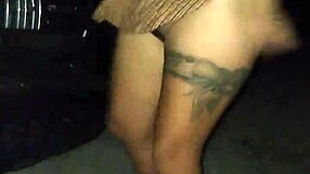 horny latina puta gets fucked hard outdoor public beach by tattooed stud