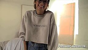 hey audrey luna gives the best pov blowjob during this casting interview