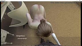 mommy watches old black bull stretch milf pussy while cuckold sims 4 game plays on