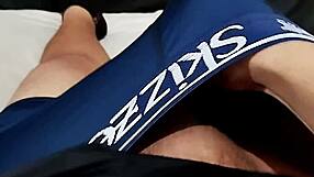 small foreskin cock spurts loads while nerd gf masturbates her tight pussy and small tits