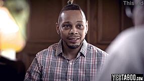 pervy doc watches petite milf lick monster cock then get fucked