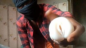 silicone toy vagina stuffed deep when home alone