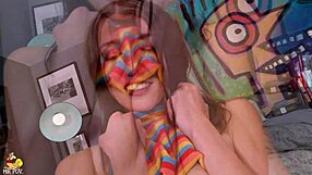 Maya Woulfe Jerks Cunt Squirts Fucks Roommate Creampie