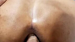 Big ass teen gaping wide open after monster cock anal pounding