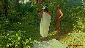 naughty ex-girlfriend bent over outdoor bush fucked doggystyle by bbc monster cock deepthroat cumshot