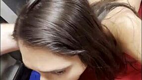 my pretty pink pussy gets oiled tantric massage then rough missionary sex with aria sloane