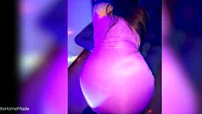 Latin girl dances hot in nightclub then stranger fucks her hard outdoors