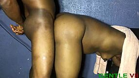 Hot Ebony BBW Spreads Fat Pussy Wide for Massive Black Cock Doggystyle Pounding