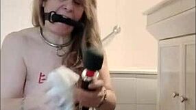 Bound French Maid Degraded Hard in Master's Office Dungeon