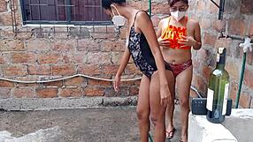 Wanna watch whores bathe sensual touching tits vaginas country house?