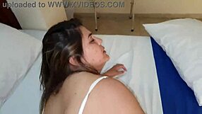 i watch blonde latina squirt milk facial in hotel garage