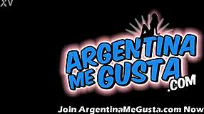 Skinny latina babes perfect big ass fills tight denim shorts