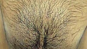 Latina milf squirts real orgasm with cum dripping on wet pussy lips