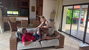 damn this sexy black couple in lingerie fucks hot af 🔥👫