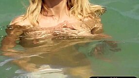 Petite ukrainian milf's bold beach nude striptease