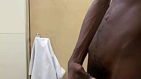 heart racing thrill of busting huge load from monster bbc in public toilet