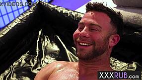 Octavia Red's Big Tits Milf Pussy Pounded in Rough Nuru Massage