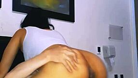 young neighbor shyly seduces older man in her room