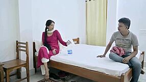 indian bhabhi reunites passionately with ex-boyfriend in hotel room