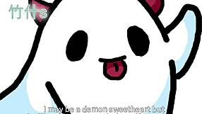 F4F Lesbian JOI Teases Phantom Cock in Mirror for Femdom Thanks