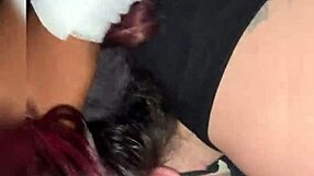 hey, that emo slut's begging hard for this black cock to wreck her face deep