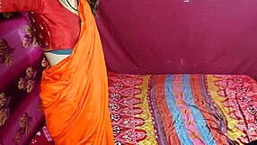 cute indian saree bhabhi anal fucked rough by devar after massage