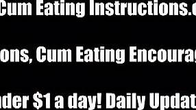 your hot roommates catch you stroking and demand cum tribute now