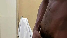 heart racing thrill of busting huge load from monster bbc in public toilet