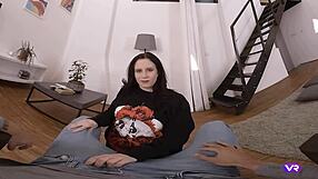 Caroline Mann Fucks from Sex Shop Straight onto Hard Dick