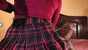 Big ass stepsis seduces stepbro into wild sex romp