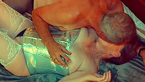 Horny Silver Granny Deepthroats, Rides and Creampies in Doggystyle Frenzy