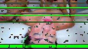 Two Friends Face Fuck Colombian Slut's Throat Upside Down Rough