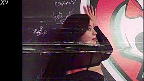 rei sky moans submissively as rough pounding covers her belly in hot jizz