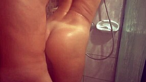 shower sex gets so slippery and close up intimate