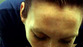 Watch as she gives an intense BLOWJOB in Purpel 349 scene