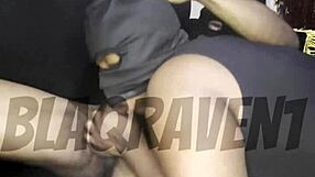 Blaqraven Wakes To Huge Ass Shaking Blowjob And Spanking!