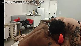 Stepmom's Tight Asshole Gets Creampied Raw in Shared Bedroom