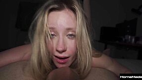 college quickie turns rough with deepthroat doggystyle and facial cumshot