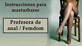 spanish anal joi femdom teacher hypnotizes hands-free