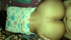 Quick Doggy Bend-Over Fuck for College Help as Horny Single Mom Offers Tight Ass and Pussy Moans