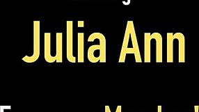 Julia Ann deepthroats dildo after solo fuck