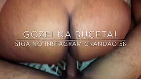 hot brazilian cavalona bounces her ass on thick cock hard