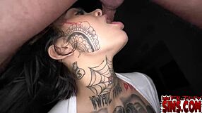 wow thats the filthiest blowjob ever genevieve sinn deepthroats tyler steel sloppy facefucking petite teen