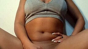 i rub my big clit with vibrator and squirt twice alone