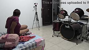 Horny Venezuelan Milf Housewife Packs Tits for Sexy Vacation Trip